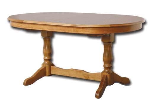 Rustikální rozkládací jídelní stůl EVROPA 160-280x100 cm
