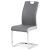 Jídelní židle DCL-406 GREY koženka šedá, boky bílé, chrom, VÝPRODEJ expo, pouze 1 kus