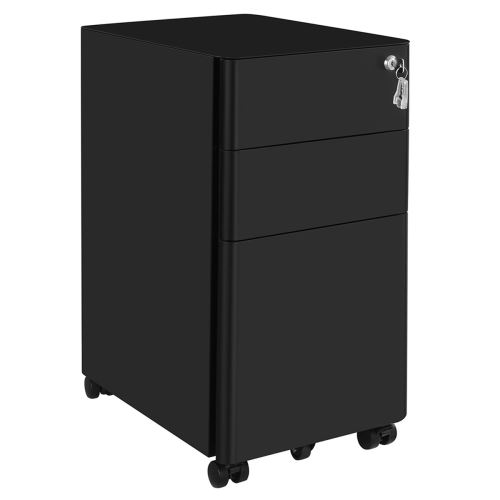 Kancelářský kontejner AUK-E1130 BK kov černý lak