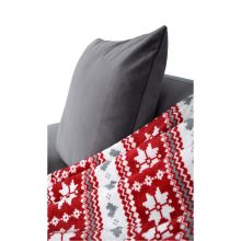 Oboustranná beránková deka SAMANTE 150x200 cm, zimní vzor