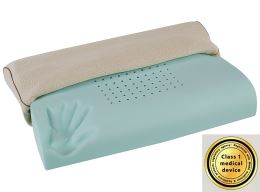 Anatomický polštář Magniflex Cotton Deluxe Wave 60x43x10/11 cm, potah Bio bavlna