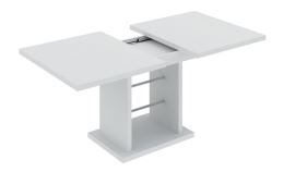 Jídelní stůl BRETONA rozkládací 150-188x90 cm, matná bílá