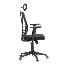 Kancelářská židle KA-Q851 BK látka a sítovina černá