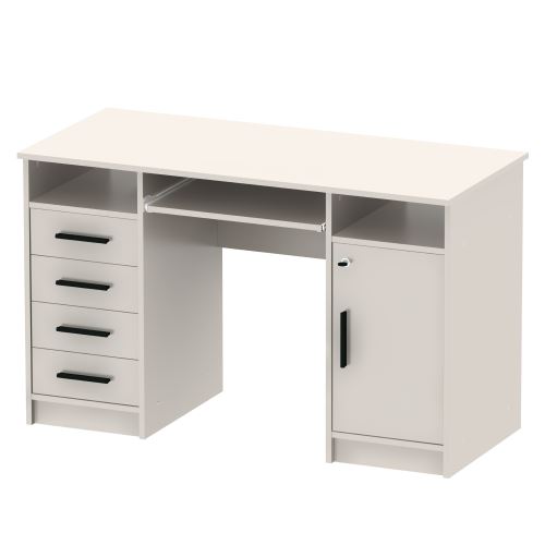 PC stůl B9 NEW 123,5 cm, kašmír