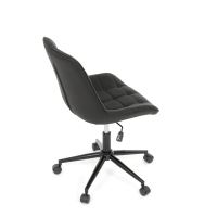 Kancelářská židle KA-V3120 BK3 látka černá v dekoru broušené kůže, kříž kov černý (21)