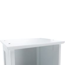 Vysoká koupelnová skříňka ATENE typ 1 bílá mat