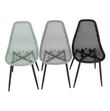 Jídelní židle TEGRA TYP 2 plast a kov černý