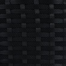 Zahradní ratanový set MELFORD umělý ratan černý, látka krémová, masiv akácie (35)